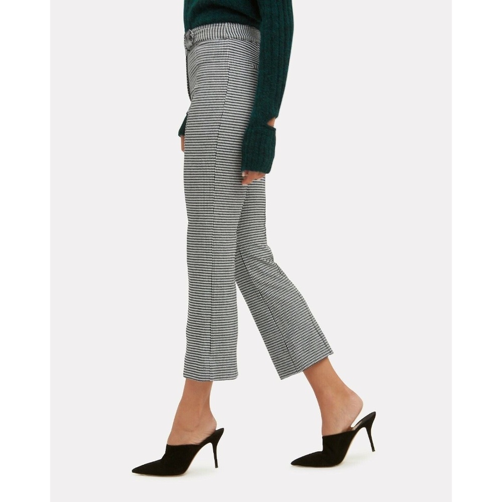 DEREK LAM 10 Crosby Pants Houndstooth Trouser Cropped Career Womens Size 10